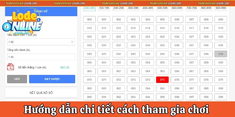 Cách tham gia chơi xổ số tại thương hiệu
