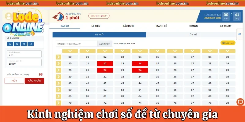 Kinh nghiệm chơi số đề được chuyên gia chia sẻ