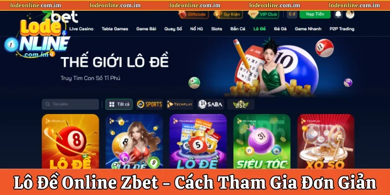 Lô đề online Zbet